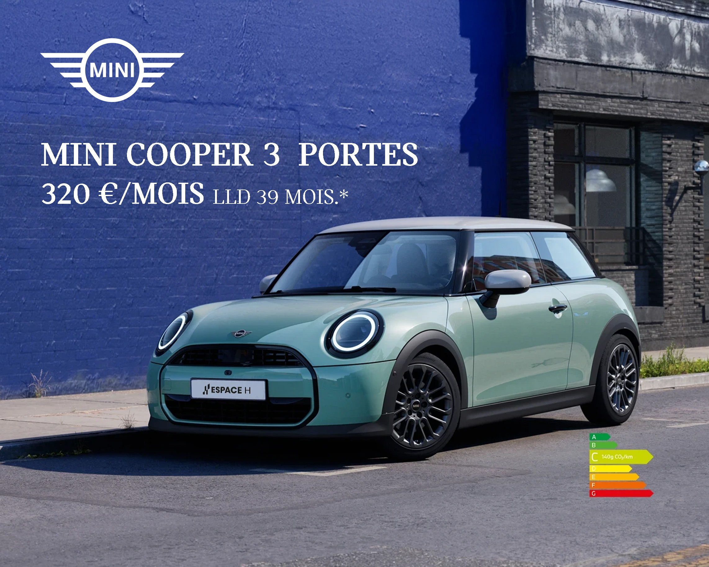 MINI COOPER 3 portes dès 320€/mois