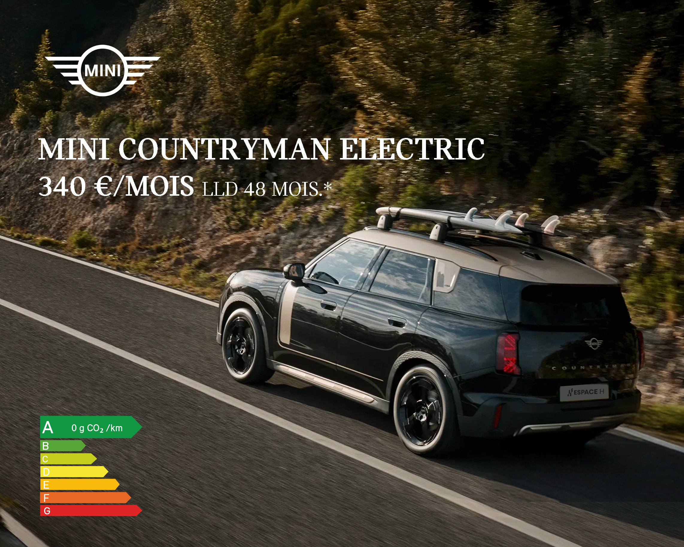MINI COUNTRYMAN ELECTRIC - Dès 340 €/mois*