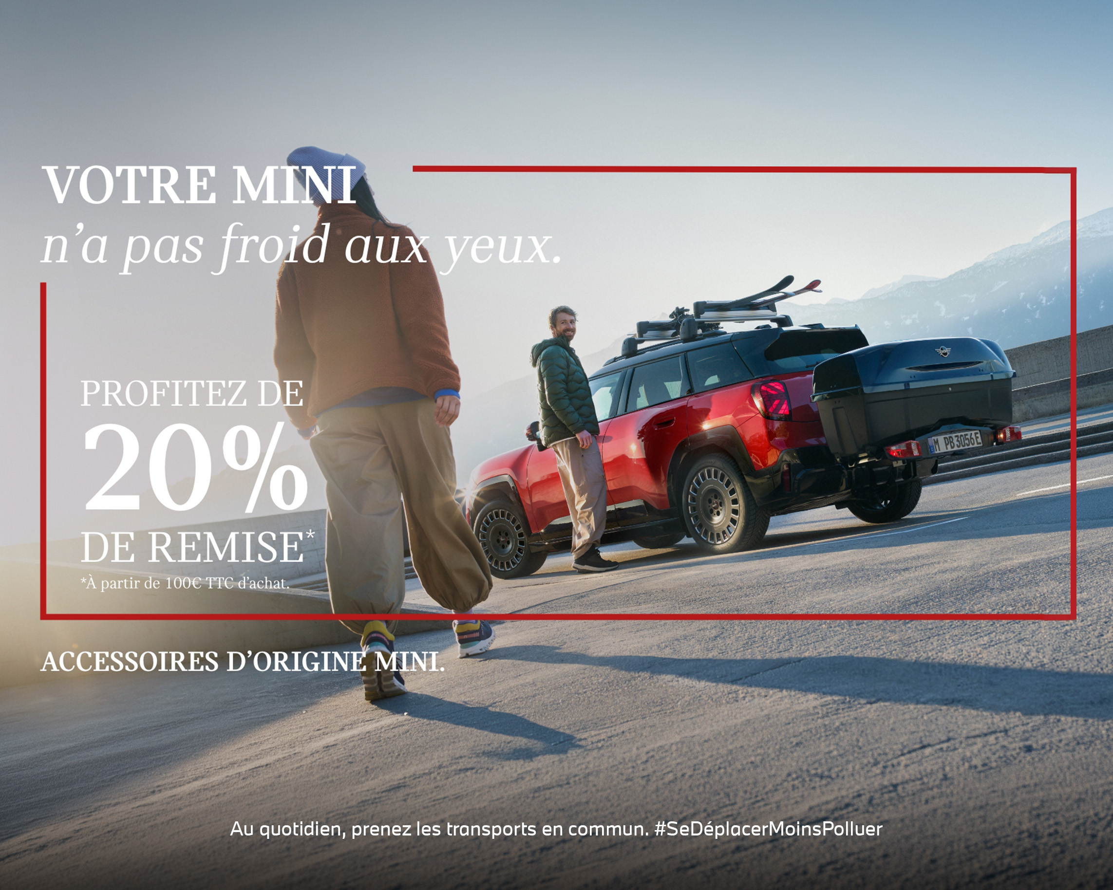 20% de remise sur les accessoires