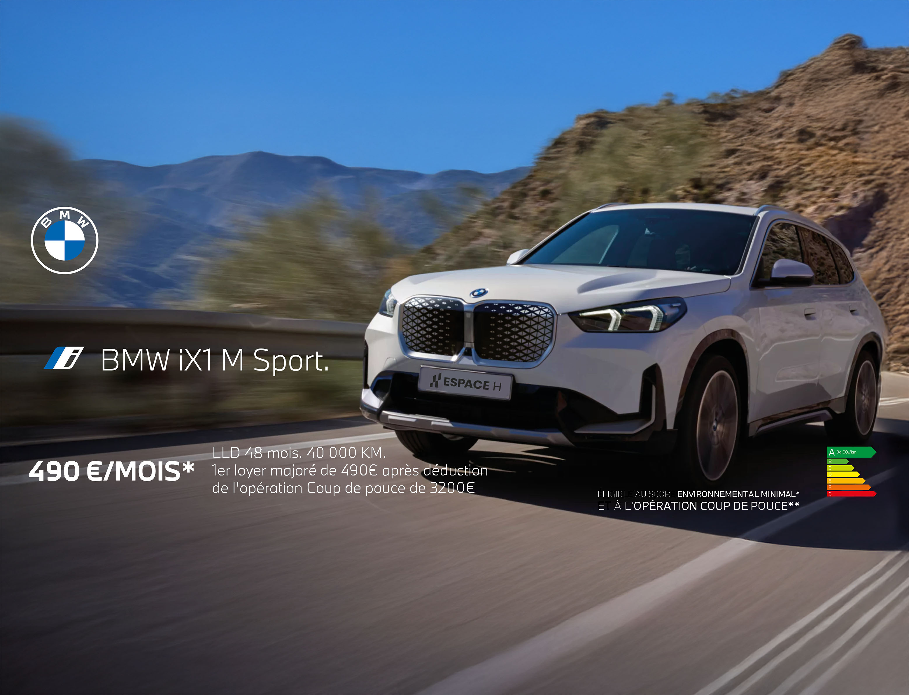 BMW iX1 M Sport. 490€/MOIS*